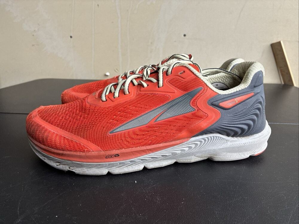 Altra Torin 5 Shoes Mens Size 10 Orange Running Comfort Walking Sneakers Gym